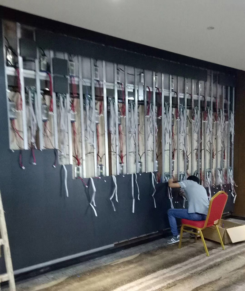 indoor led module installation
